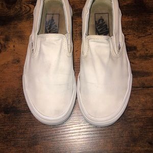 White slid in vans